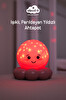 Cloud B Parıldayan Yıldızlı Ahtapot Gece Lambası 11 CM Pembe