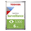 Toshiba S300 Surveillance HDWT860UZSVA 6 TB 256 MB 5400 RPM 3.5" Sata3 Harddisk