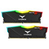 Team T-Force Delta RGB Black TF3D432G3200HC16FDC01 32 GB (2x16 GB) DDR4 3200 MHz CL16 Gaming RAM