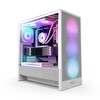 Nzxt H5 Flow RGB 2024 CC-H52FW-R1 F360 RGB Fanlı ATX Beyaz Bilgisayar Kasası
