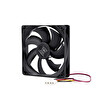 Hadron HDX1501 12 CM 4 Pin Kasa Fanı Siyah
