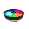 Evercool CS-02 1700/115X/775-AMD/AM4/AM5 3 Pin 3 LED Rainbow İşlemci Fanı