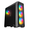 Zalman N5 MF Siyah ATX 4X RGB Fan Mid-Tower Oyuncu Kasası