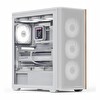 Aerocool D501A USB 3.2 ARGB ATX Mid Tower Beyaz Kasa