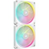 Corsair iCUE LINK LX140 RGB 140 MM PWM Beyaz İkili Kasa Fanı