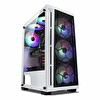 Power Boost PB-T001BW USB 3.2 RGB ATX Mid Tower Beyaz Kasa