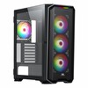 Power Boost PB-P3720B 850W 80+ Bronz USB 3.2 ARGB eATX Mid Tower Siyah Kasa