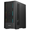 Enermax K1A AIR EC-K1A-AIR-EB750-C Mesh Temperli Cam USB 3.2 EB750-C 750W 80+ Bronze Mid Tower ATX Kasa - Siyah