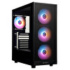 BitFenix Grafi Black 4x120mm FRGB Fan Mesh Temperli Cam USB 3.0 Mid Tower ATX Gaming Kasa BFC-GRM-KKGSK-4F