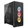 Corsair Frame 4500X RS-R CC-9011314-WW 3x120MM ARGB Fan Panoramik Temperli Cam USB 3.2 Mid Tower E-ATX Bilgisayar Kasası Siyah
