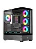 Frisby NOVA-X 650W 80+ 7x120mm ARGB Fan Mid Tower ATX Siyah Gaming (Oyuncu) Kasa