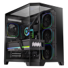 BitFenix P100 750W 80+ Bronze ATX 3.1 Tempered Glass FRGB Siyah ATX Mid Tower Kasa