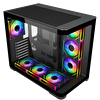 GameBooster GB-G2852B 750W 80+ Bronze SeaView ARGB Type-C 3.1 ATX Mid Tower Siyah Kasa