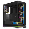 GameBooster NYVRA SYNC 850W 80+ Bronze ATX3.1 Gen5.1 SeaView ARGB ATX Mid Tower Siyah Kasa