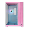 Thermaltake View 380 Bubble Pembe Tempered Glass ARGB USB 3.2 ATX Mid Tower Bilgisayar Kasası