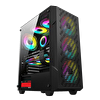 Power Boost PB-P801AB 650W 80 Plus Bronze Temperli Cam USB 3.0 Mesh RGB Siyah ATX Oyuncu Kasası