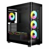 Frisby Vanta-G FC-9570G 750W 80+ Bronz USB 3.2 ARGB ATX Mid Tower Siyah Kasa