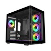 Cooler Master Elite 600 Curve Atx 7x Argb Fan Psu Yok Siyah Oyuncu Bilgisayar Kasası