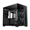 BitFenix ZAAH 4ARGB Siyah 750W 80+ Bronze GEN5 Mid Tower Akvaryum Bilgisayar Kasası