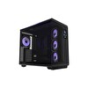 Hawk Gaming Chair HC710 850W 80+ Bronze ARGB Akvaryum ATX Mid Tower Siyah Gaming Bilgisayar Kasası