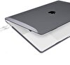 Codegen Apple 13" Macbook Pro M2 A2686 Kristal Gri Kılıf Koruyucu + USB Çevirici