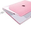 Codegen Apple 13" Macbook Pro M2 A2686 Kristal Pembe Kılıf Koruyucu + USB Çevirici