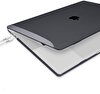 Codegen Apple 13" Macbook Pro M2 A2686 Kristal Siyah Kılıf Koruyucu + USB Çevirici