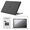 Codegen Apple 13" Macbook Pro A2338 M1 Siyah Kılıf Koruyucu + Ekran Film CMPTM-133B
