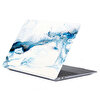 Codegen Apple 13" MacBook Air A1932 A2179 Mavi Mermer Kılıf Koruyucu Kapak CMAT-133BM
