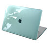 McStorey Macbook Air M1 13" A1932 A2179 A2337 Uyumlu Kristal Açık Yeşil Kılıf