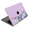 McStorey MacBook Air M1 A2337 Uyumlu Açık Pembe Sticker Laptop Koruyucu Kılıf ANIMAL03