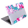 McStorey MacBook Air M1 13" A1932 A2179 A2337 Uyumlu Kristal Açık Pembe Laptop Koruyucu Kılıf FLOWER07NL