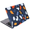 McStorey MacBook Air M1 13" A1932 A2179 A2337 Uyumlu Kristal Siyah Laptop Koruyucu Kılıf FRUITFEAST01NL
