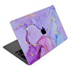 McStorey MacBook Air M1 Uyumlu Kaplama Sticker Lila Laptop Koruyucu MARBLE14