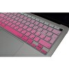 McStorey MacBook Air M1 13" A2179 A2337 Uyumlu Rusça Harf Baskılı Gradient Pembe Klavye Kılıfı