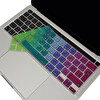 McStorey MacBook Pro 13" M1 M2 A2338 A2289 A2251 2141 Uyumlu UK Arapça Baskı Dazzle Pembe Yeşil Klavye Kılıfı