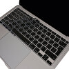 McStorey MacBook Air M1 13" A2179 A2337 Uyumlu UK(AB) Arapça Baskılı Siyah Klavye Kılıfı