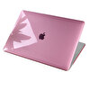 McStorey MacBook Air M2 13.6" A2681 Uyumlu Kristal Açık Pembe Laptop Koruyucu Kılıf