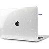 McStorey MacBook Pro M1 M2 M3 16.2" A2485 A2780 A2991 Uyumlu Crystal Star Şeffaf Laptop Koruyucu Kılıf