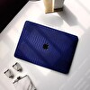 McStorey MacBook Pro 13" M1 M2 A1706-08 A1989 A2159 A2251-89 A2338 Uyumlu F.Crocodile Lacivert Laptop Koruyucu Kılıf