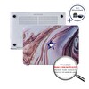 McStorey MacBook Air M1 13" A1932 A2179 A2337 Uyumlu Mermer Glitter Karışık Laptop Koruyucu Kılıf