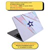 McStorey MacBook Air M2 13.6" A2681 Uyumlu Karışık Laptop Kaplama Sticker Koruyucu Kılıf MARBLE14