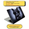 McStorey MacBook Air M2 13.6" A2681 Uyumlu Siyah Sticker Kaplama Laptop Koruyucu Kılıf CAT01NL
