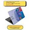 McStorey MacBook Air M2 13.6" A2681 Uyumlu Beyaz Laptop Koruyucu Kaplama Sticker Kılıf BRAINNL