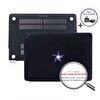 McStorey MacBook Air M1 13" A1932 A2179 A2337 Uyumlu Siyah Laptop Koruyucu Kılıf G1505
