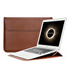 McStorey 15" Macbook Notebook Kese Kılıfı Su Geçirmez Kahverengi Laptop Çantası