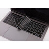 Siyah Macbook Pro Klavye Koruyucu Uk(eu) İngilizce Baskı A1706 A1989 A2159 A1707 A1990 Uyumlu