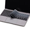 Siyah Gri Laptop Macbook Pro Klavye Kılıf Us-tr Harf Baskılı A1534 A1708 Ile Uyumlu Ombre