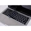 Siyah Laptop Macbook Pro Klavye Kılıf Türkçe Q Baskılı A1534 A1708 Ile Uyumlu