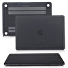 Siyah Macbook Pro Kılıf 15 Inç A1398 Ile Uyumlu 2012/2015 Yılı Mat